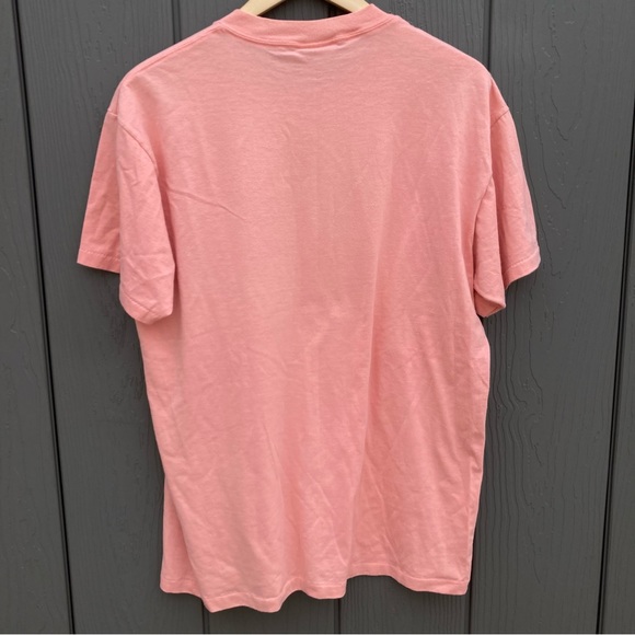 Vintage 90s Tshirt Aquatic Ocean Animal Print Turtle Dolphin Sea horse Sun Palms - Picture 7 of 9